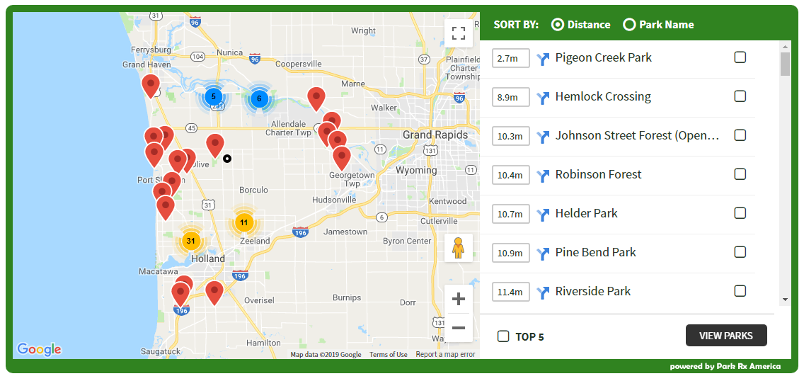 Park Rx America + Ottawa County Parks
