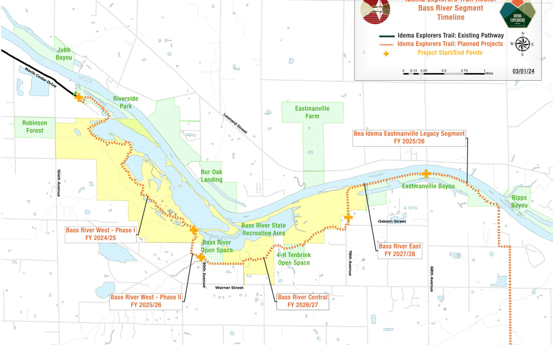 Funding Agreement Approved by Ottawa County Board of Commissioners for Bass River Segment of Idema Explorers Trail