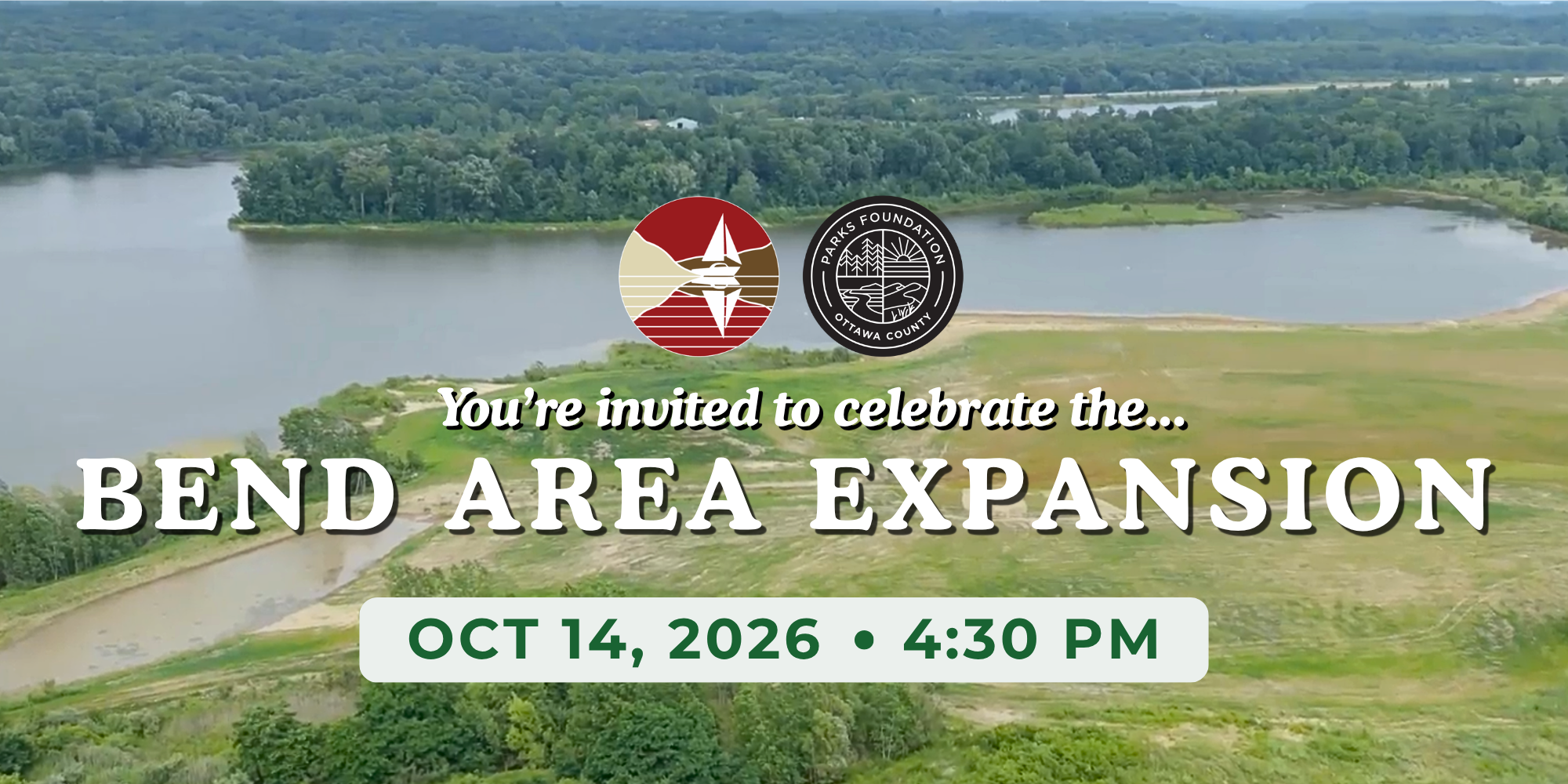 You're invited to celebrate the Bend Area Expansion on October 14, 2026 at 4:30 PM.